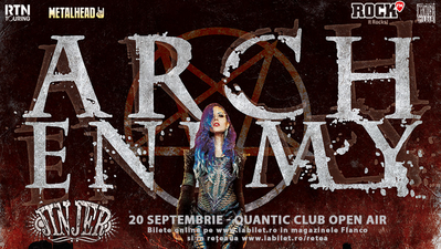 Suedezii de la ARCH ENEMY in concert la Bucuresti