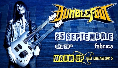 Biletele VIP pentru concertul Bumblefoot sunt sold-out