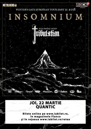 Concert Insomnium și Tribulation la București