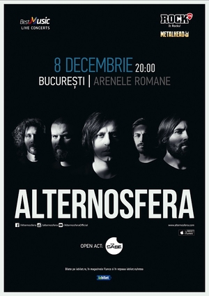 The Case canta alaturi de Alternosfera pe 8 decembrie la Arenele Romane