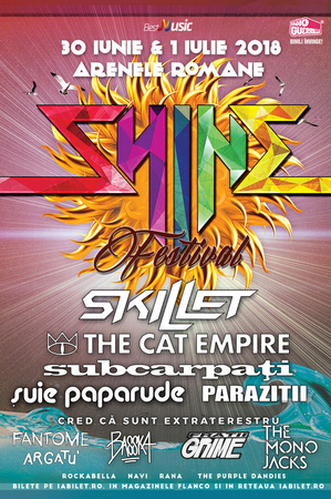 Shine Festival 2018: Program. reguli de acces și informații generale