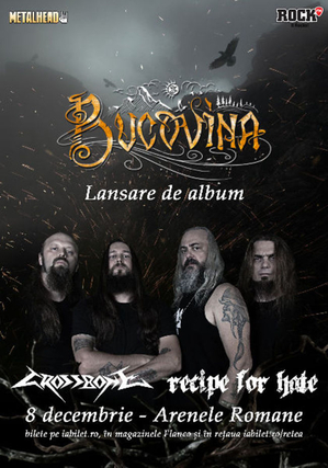 Recipe for Hate si Crossbone sunt primele formatii invitate la concertul Bucovina de la Arene