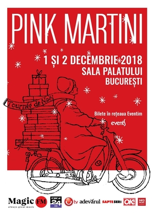 Pink Martini revine la Bucuresti pe 1 si 2 decembrie 2018, cu o colectie speciala de cantece de iarna