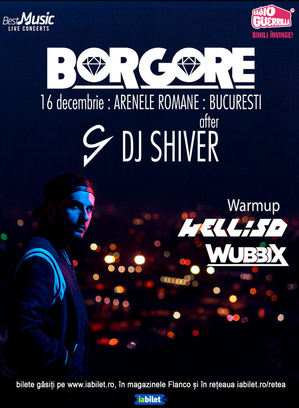 Borgore dărâmă Arenele Romane pe 16 decembrie