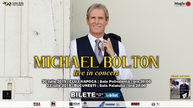 Michael Bolton va concerta in Cluj-Napoca si Bucuresti