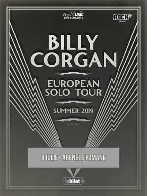 Billy Corgan (The Smashing Pumpkins) canta la Bucuresti pe 8 iulie la Arenele Romane