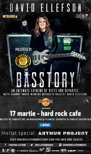 David Ellefson (Megadeth): an intimate evening in Hard Rock Cafe