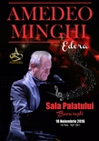 Perioadă de reduceri la biletele concertului AMEDEO MINGHI