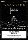 Concert Insomnium și Tribulation la București