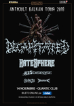 Decapitated, Hatesphere si ThyDisease pe 14 Noiembrie in QUANTIC