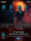 Concert Disturbed in premiera in Romania pe 27 iunie 2019