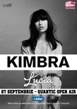 Lucia va deschide concertul Kimbra de pe 27 Septembrie