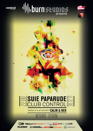 Şuie Paparude concertează în Club Control, pe 30 decembrie