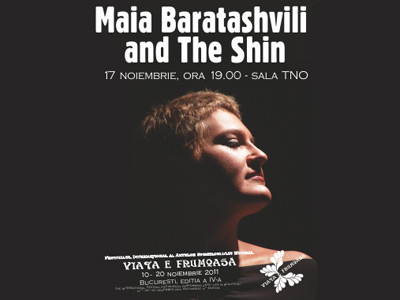 Maia Baratashivili şi The Shin concertează la Teatrul Naţional de Operetă