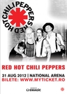 Vânzări record de bilete pentru concertul Red Hot Chili Peppers din Bucureşti