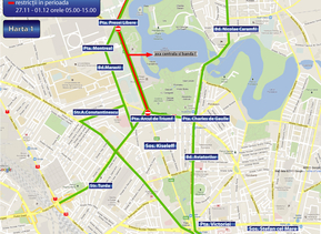 Restricţii de trafic în Bucureşti din cauza paradei de 1 decembrie