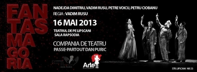 Fantasmagoria, o piesă de pantomimă, premiată international, la Teatrul de pe Lipscani