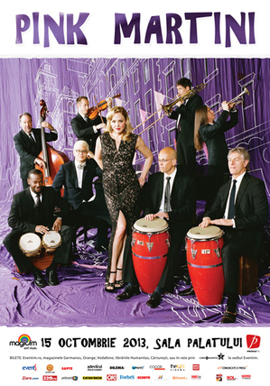 Concert Pink Martini în Bucureşti, pe 15 octombrie