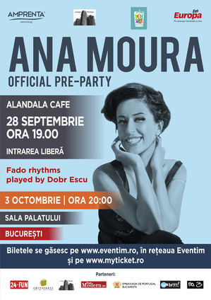 Pre-party Ana Moura, pe 28 septembrie