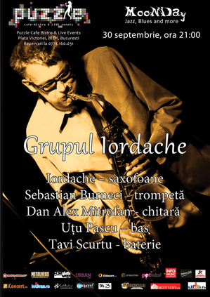 Concert de jazz cu Grupul Iordache, în Puzzle