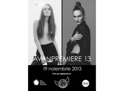 Concurs! Câștigă o invitație dublă la GALA AVANPREMIERE 13! - Primăvară-vară 2014/ preview 2015 în viziunea a 9 designeri români - CONCURS ÎNCHEIAT