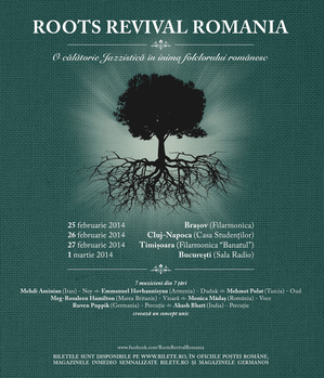 Turneu Roots Revival Romania, din 25 februarie