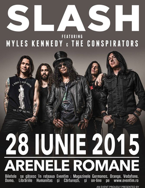 Slash ft. Myles Kennedy and The Conspirators, din nou la București